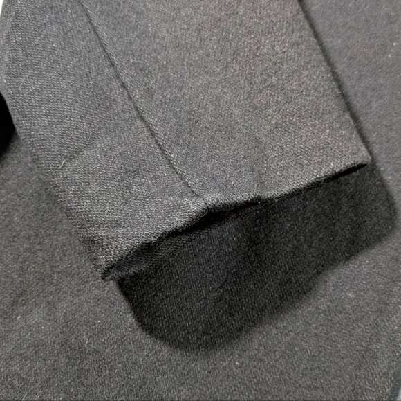 Vintage Michel Beaudouin Double-Breasted Navy Pea Coat Size 48 RARE - Picture 14 of 16